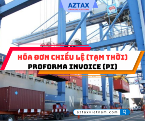 Hóa đơn chiếu lệ profoma invoice pi