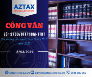 hướng dẫn quyết toán thuế TNCN năm 2024